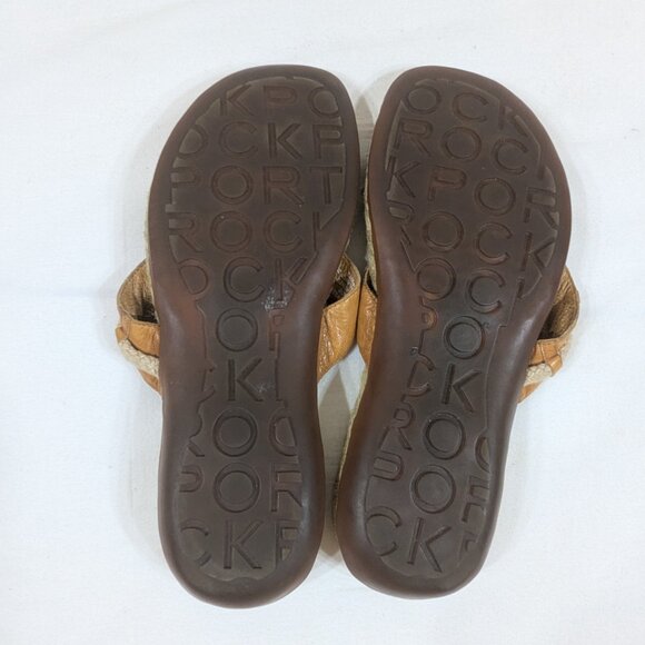 Women's Leather Sandals - Picture 3 of 3